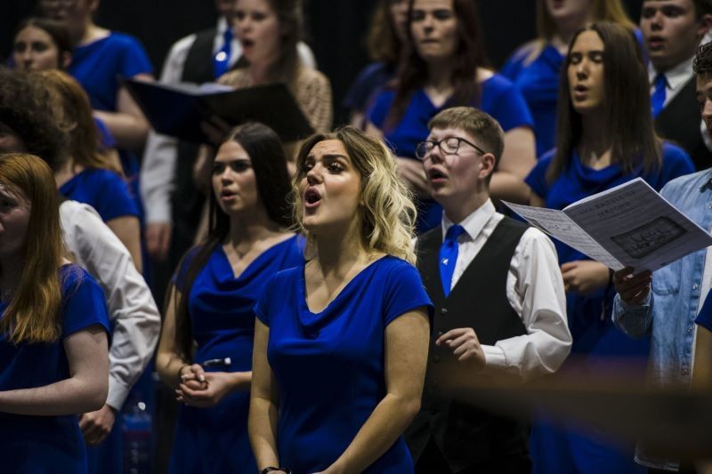 Other image for Choirs were on song at Metrodome